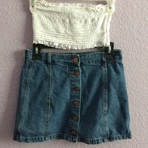 F21 27 INCH denim skirt